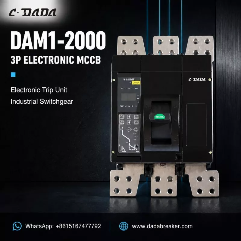 DAM1-2000 3P електронски MCCB за индустриски прекинувачи | C·DADA Електрик